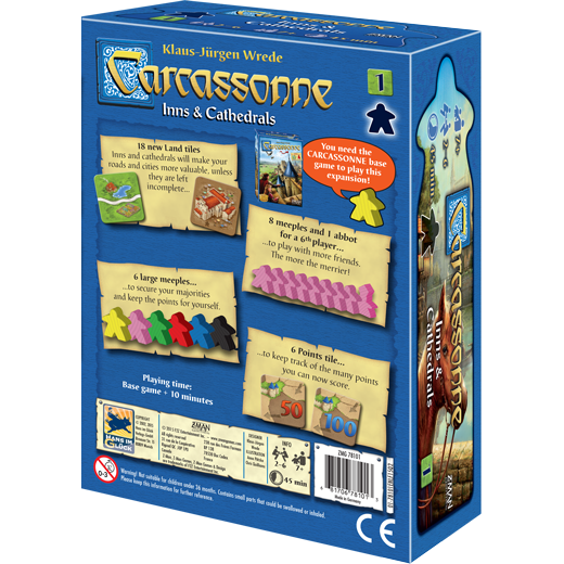Carcassonne : Expansion 01 - Inns and Cathedrals